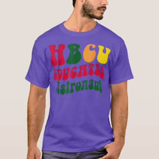 HBCU Astronaut Black Uni Alumni Appar T-Shirt