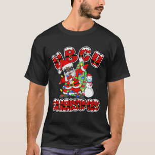 HBCU Black African American Santa Claus Weihnachte T-Shirt