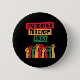 HBCU Black History Month ich unterstütze jedes HBC Button