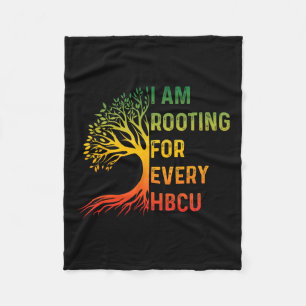 HBCU Black History Month ich unterstütze jedes HBC Fleecedecke