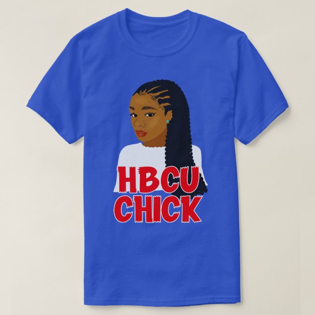 HBCU Chick Braids T-Shirt (Design vorne)