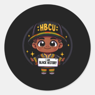 Hbcu Historisch Black Uni Apparel Black Hist Runder Aufkleber
