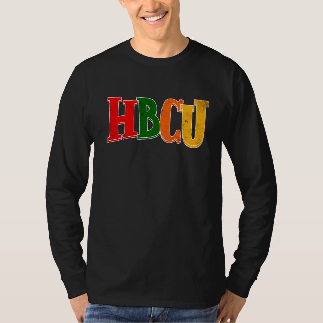 Hbcu Historisch Black Unis & Universities 90 T-Shirt (Vorderseite)