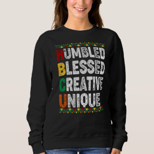 Hbcu Schools Matter Humbled gesegnete Boy Girl Bla Sweatshirt