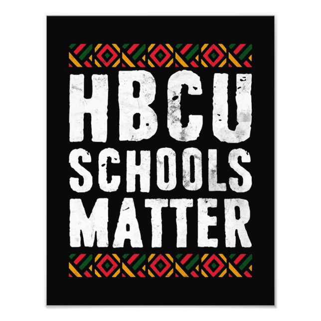HBCU Schools Matter Shirt Fotodruck (Vorne)