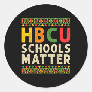 Hbcu-Schulen Alum für Historische Schwarze Uni Runder Aufkleber