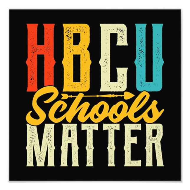 HBCU Schulen Matter Fotodruck (Vorne)