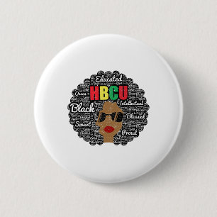 Hbcu-Shirt Absolvent Historischer Schwarzer Hochsc Button
