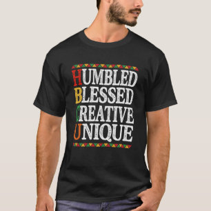 HBCU unterrichtete Melanin American Black Histo T-Shirt