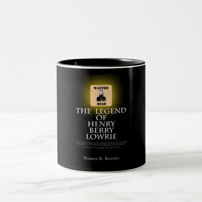 HBL - Schwarzer Kaffee-Tasse mit Bucheinband Zweifarbige Tasse (Mittel)
