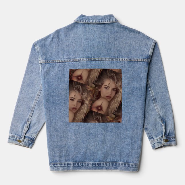 HC8-Denim-Jacke Jeansjacke (Rückseite)