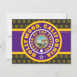 HCACOU HOLLYWOOD, CA (COU) 2 POSTKARTE