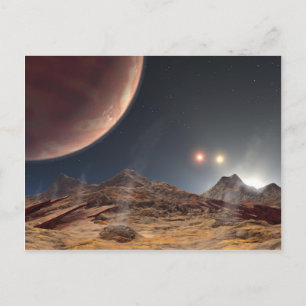 HD188753 Drei Sonnen NASA Postkarte