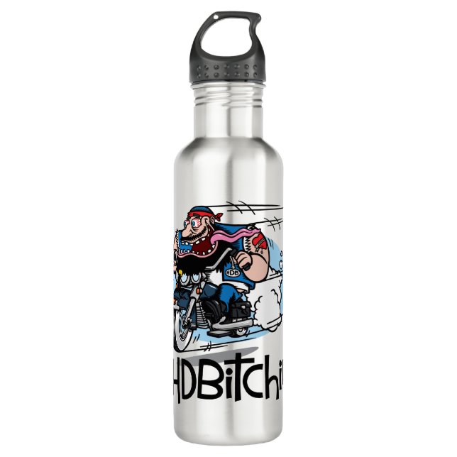 HDBitchin Edelstahl 24 Unze-Wasser-Flasche Trinkflasche (Vorderseite)