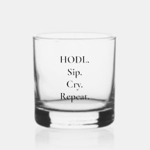 HDL Sip Cry Répéter Crypto Whiskey Verre