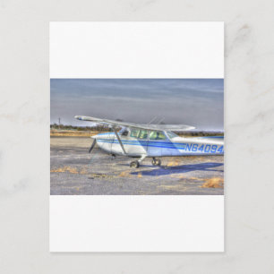 HDR-Flugzeug-Räder Set in Postkarte