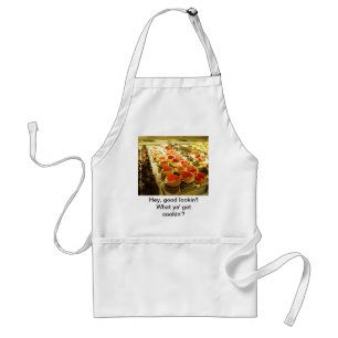 "Hé bon Lookin'. Quel Ya tablier a obtenu Cookin"