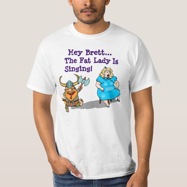 ~ hé Brett de T-shirt le gros ~ de Madame Is (Devant)