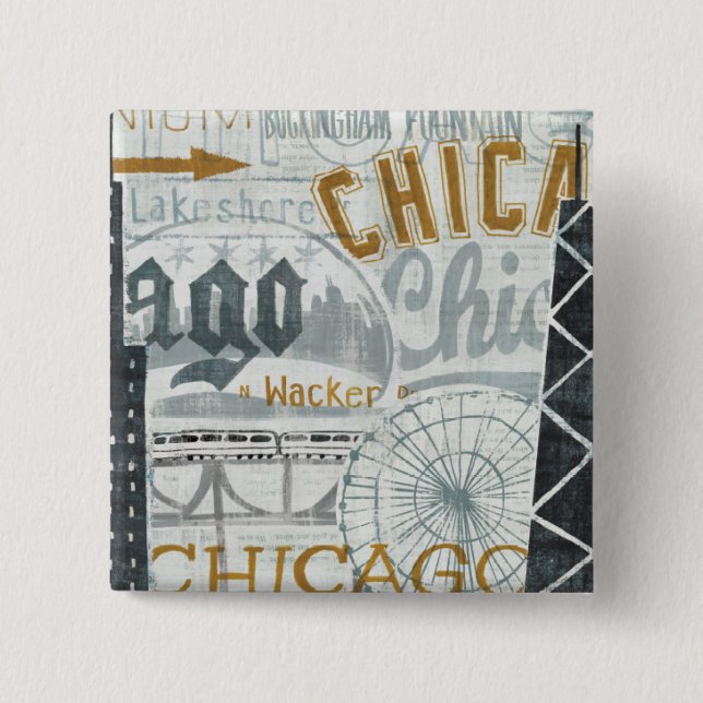 He Chicago Vintag Button (Vorderseite)