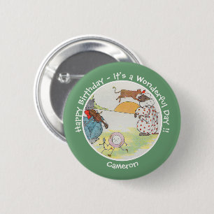 He Diddle Diddle Birthday Party Collection Button