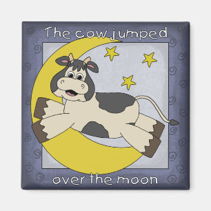 He Diddle Diddle, Kinderzimmer-Reim-Magnet Magnet