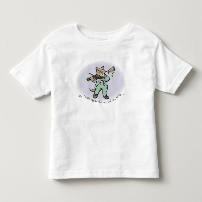 He Diddle Diddle Kleinkind T-shirt (Vorderseite)