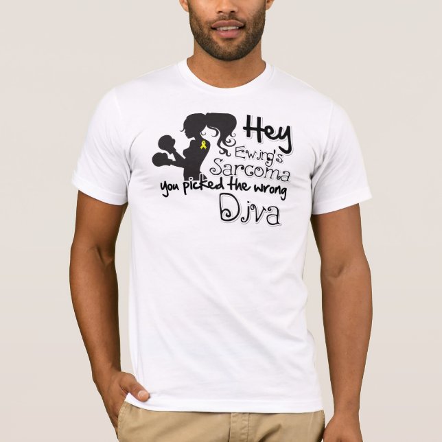 He Ewing Sarkom wählten Sie die falsche Diva aus T-Shirt (Vorderseite)