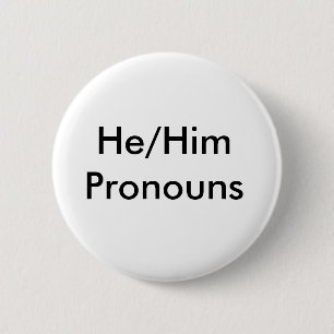 he/him Pronomen-Button Button