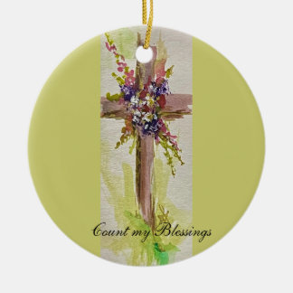 He is Risen Ceramic Ornament