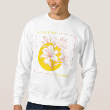 He is RISEN! - Coral + Yellow Lily