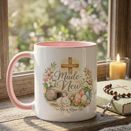 He Is Risen | Made New Christian Easter Tasse