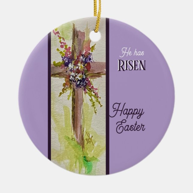 He is Risen Ornament (Vorne)
