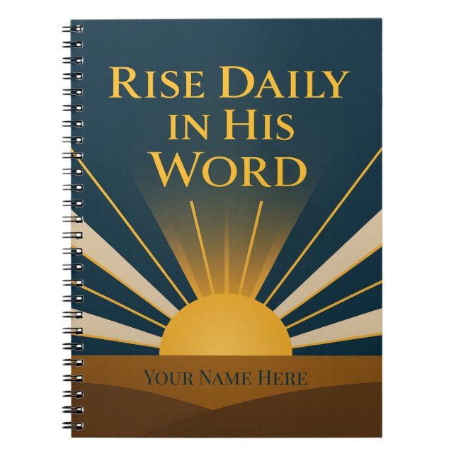 He Is Risen Personalized Faith Journal (Devant)