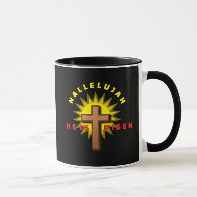 "HE IS RISEN" TASSE (Rechts)