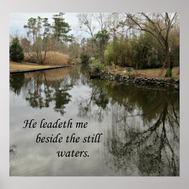He leadeth me beside still waters poster (Vorne)