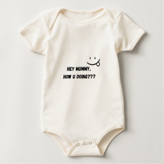 Hé Maman Comment Vas-Tu Body Bébé Drôle Et Mignon