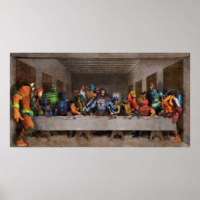 He-Man Villains Epic Last Supper Poster (Vorne)