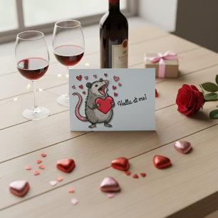 He, mein Valentinsgruß Feiertagskarte