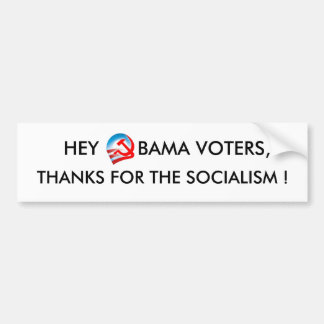 HE, OBAMA-WÄHLER AUTOAUFKLEBER
