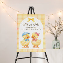 He or She WADDLE IT BE? Welcome sign