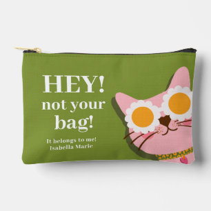 Hé ! Pas votre sac Drôle Chat Sac Pochette Personn