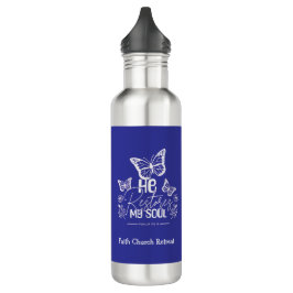 He Restores My Soul Edelstahlflasche