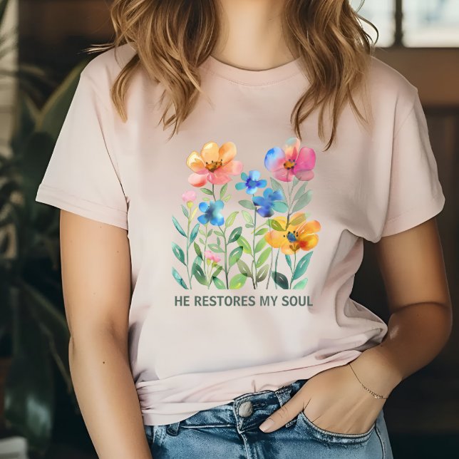 He restores my soul T-Shirt (Von Creator hochgeladen)