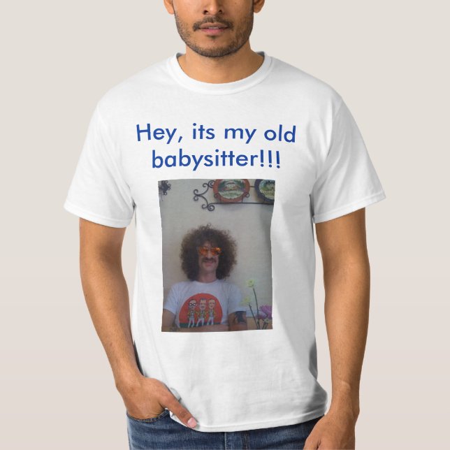 He, sein mein altes Babysitter beardo T-Shirt (Vorderseite)