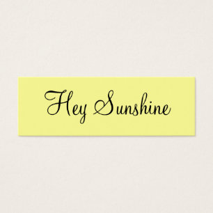He Sonnenschein