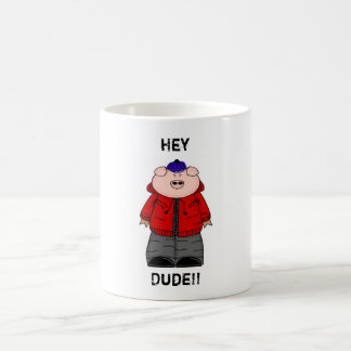 "He Typ-" Preston-Schweinhoodie-Jungen-Tasse Kaffeetasse