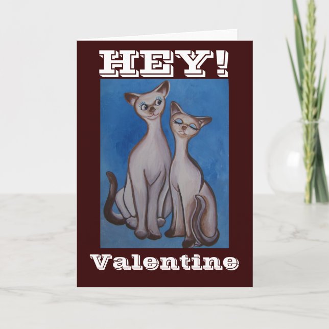 He Valentinsgruß! Feiertagskarte (Vorderseite)
