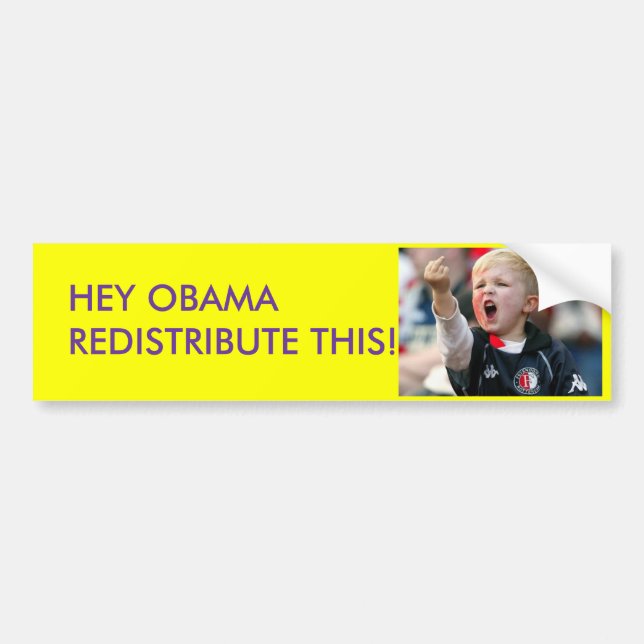 HE VERTEILEN OBAMA DIESES!!!! NEU! AUTOAUFKLEBER (Vorne)