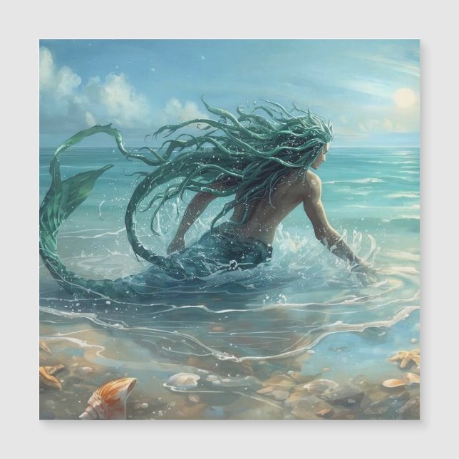 He Who Walks the Shallow Sea Magnetkarte (Vorderseite)