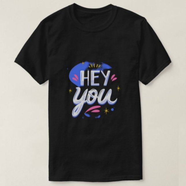 He You Modern Typografy women Tshirts (Von Creator hochgeladen)